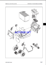 Komatsu FB18-12, FB18G-12, FB18GF-12 Electric Forklift Shop Manual (BBA12E1-14)