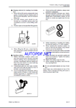 Komatsu FB25-12, FB30-12 Electric Forklift Shop Manual (SEN07043-00) (SN 104895-UP)