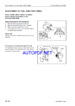 Komatsu FD25H-16, FD25N-16, FD30-16 Internal Combustion Forklift Shop Manual (SEN05692-08)