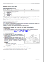 Komatsu HB215LC-3 Crawler Excavator Shop Manual (SEN06652-20) (SN 70001-UP)