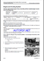 Komatsu PC138USLC-11 Crawler Excavator Shop Manual (SEN06589-21) (SN 50001-UP)