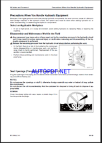 Komatsu PC170LC-11 Crawler Excavator Shop Manual (SEN06806-08) (SN 35877-UP)
