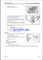 Komatsu PC138E-11 Crawler Excavator Shop Manual (SEN06979-05) (SN 1-UP)