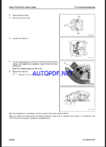 Komatsu PC138US-11E0 Crawler Excavator Shop Manual (WENBM00560)