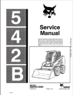 Bobcat 542 Loader Service Manual (6570791) (SN 506911001-506999999)