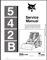 Bobcat 542 Loader Service Manual (6570791) (SN 508512001-508599999)