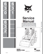 Bobcat 632 Loader Service Manual (6556454) (SN 499311001-499399999)