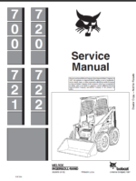 Bobcat 721 Loader Service Manual (6556619) (SN 496612001-496699999)