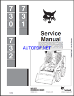 Bobcat 730 Loader Service Manual (6556583) (SN 499811001-499899999)