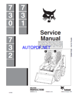 Bobcat 731 Loader Service Manual (6556583) (SN 499911001-499999999)