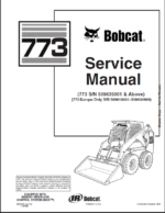 Bobcat 773 Loader Service Manual (6900092) (SN 509635001-509699999)
