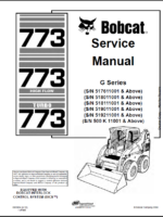 Bobcat 773 Loader Service Manual (6900834) (SN 519011001-519028Bobcat 773 Loader Service Manual (6900834) (SN 519011001-519028000)00)