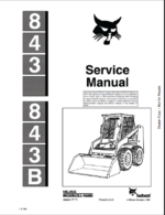 Bobcat 843 Loader Service Manual (6566091) (SN 502613001-502623999)
