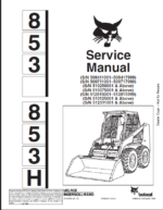 Bobcat 853 Loader Service Manual (6720755) (SN 508411001-508417999)