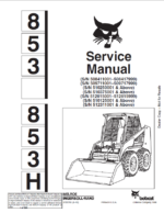 Bobcat 853 Loader Service Manual (6720755) (SN 509711001-509717999)
