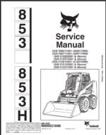 Bobcat 853 Loader Service Manual (6720755) (SN 510375001-510399999)