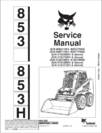 Bobcat 853 Loader Service Manual (6720755) (SN 512311001-512399999)