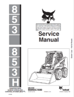 Bobcat 853 Loader Service Manual (6724012) (SN 508418001-508499999)