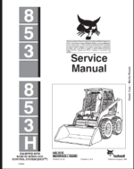 Bobcat 853 Loader Service Manual (6724012) (SN 509718001-509799999)