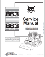 Bobcat 863 Loader Service Manual (6900648) (SN 514425001-514439999)