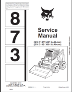 Bobcat 873 Loader Service Manual (6900382) (SN 514115001-514139999)
