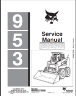 Bobcat 953 Loader Service Manual (6724352) (SN 513111001-513199999)