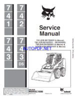 Bobcat 742 Loader Service Manual (6566109) (SN 501811001-501899999)