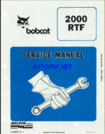 Bobcat 2000 Loader Articulated Service Manual (6566662) (SN 503015001-503099999)