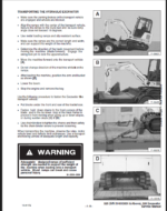 Bobcat 325 Excavator Service Manual (6900462) (SN 514013001-514099999)
