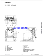 Bobcat 76 Excavator Service Manual (6570475) (SN 504811001-504811999)