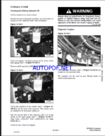 Bobcat 320 Excavator Service Manual (6903818) (SN 224511001-224599999)