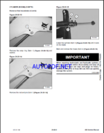 Bobcat 430 Excavator Service Manual (6986955) (SN AA8811001-AA8899999)