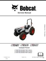 Bobcat CT4055 Compact Tractor Service Manual (7372753) (SN B4V311001-B4V399999)