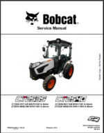 Bobcat CT2540 Compact Tractor Service Manual (7392929) (SN B4VR11001-B4VR99999)