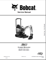 Bobcat E08 Excavator Service Manual (6986785) (SN B4PC11001-B4PC99999)