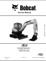 Bobcat CT5545 Compact Tractor Service Manual (7372814) (SN B4W411001-B4W499999)
