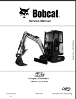 Bobcat E20z Excavator Service Manual (7416756) (SN B4YC11001-B4YC99999)