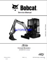 Bobcat E20z Excavator Service Manual (7359012) (SN B4PH11001-B4PH99999)