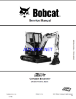 Bobcat E27z Excavator Service Manual (7354905) (SN B4R711001-B4R799999)