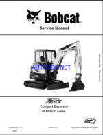 Bobcat E35z Excavator Service Manual (7362448) (SN B3Y411001-B3Y499999)