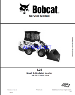 Bobcat L28 Loader Articulated Service Manual (7389400) (SN B4LD11001-B4LD99999)