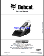 Bobcat MT52 Loader Mini Track Service Manual (6986859) (SN A3WS11001-A3WS99999)