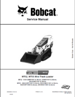 Bobcat MT55 Loader Mini Track Service Manual (6986859) (SN A3WT11001-A3WT99999)