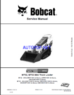 Bobcat MT55 Loader Mini Track Service Manual (6986859) (SN B38U11001-B38U99999)