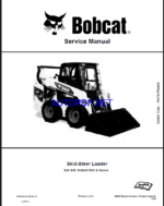 Bobcat S66 Loader Service Manual (7353044) (SN B4SA11001-B4SA99999)