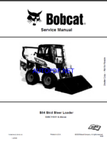 Bobcat S64 Loader Service Manual (7353047) (SN B4SC11001-B4SC99999)