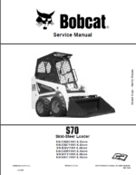 Bobcat S70 Loader Service Manual (6986662) (SN B38W11001-B38W99999)