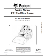 Bobcat S100 Loader Service Manual (6904926) (SN A2G711001-A2G799999)