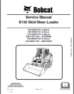 Bobcat S130 Loader Service Manual (6904121) (SN 529211001-529299999)