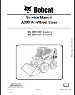 Bobcat A300 Loader Service Manual (6904172) (SN 540011001-540099999)
